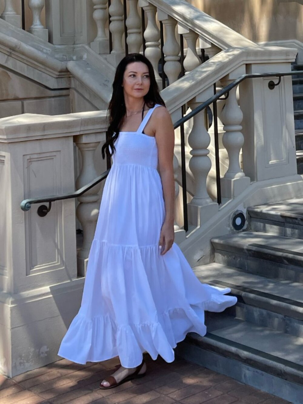 Zara Maxi Dress white